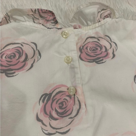 Janie and Jack ROSE PRINT TOP - Size 4T - Picture 2 of 5